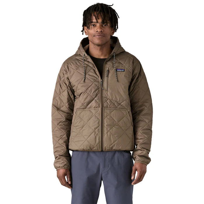 Patagonia Men's Diamond Quilted Bomber Hoody - Wing Grey