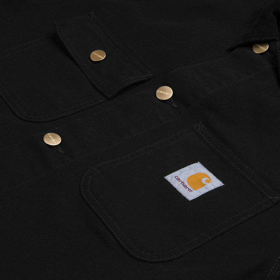 Carhartt Michigan Coat - Black / Black Rinsed