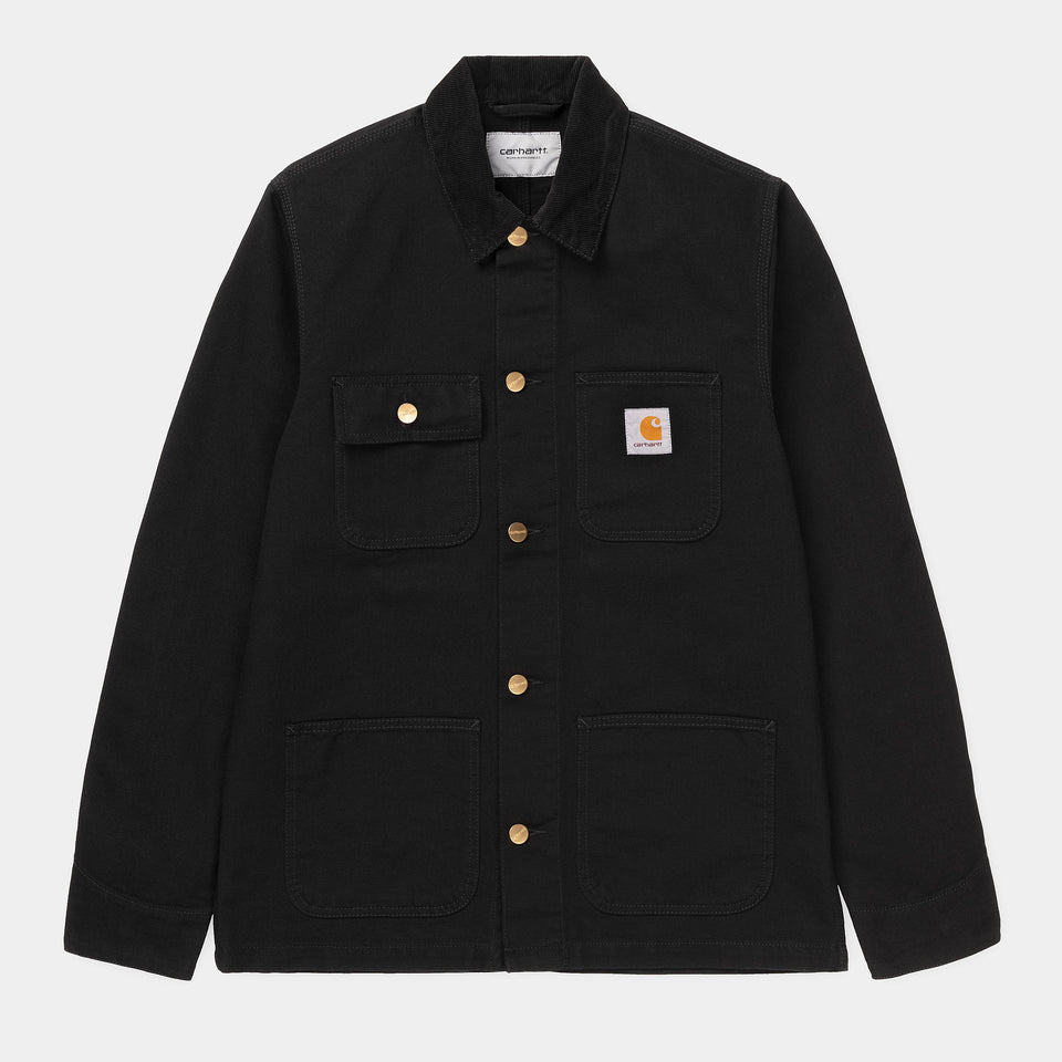 Carhartt Michigan Coat - Black / Black Rinsed