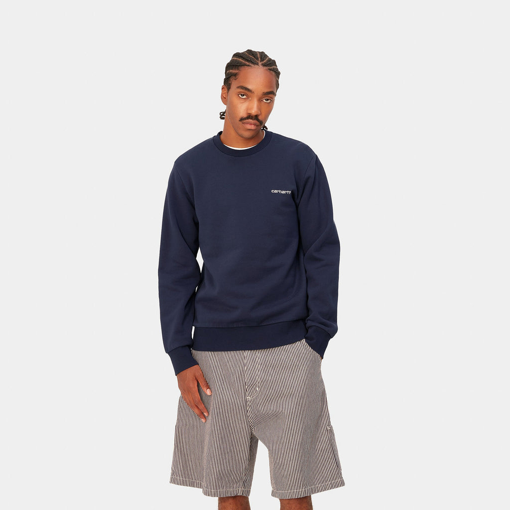 Carhartt script embroidery sweatshirt Clearance