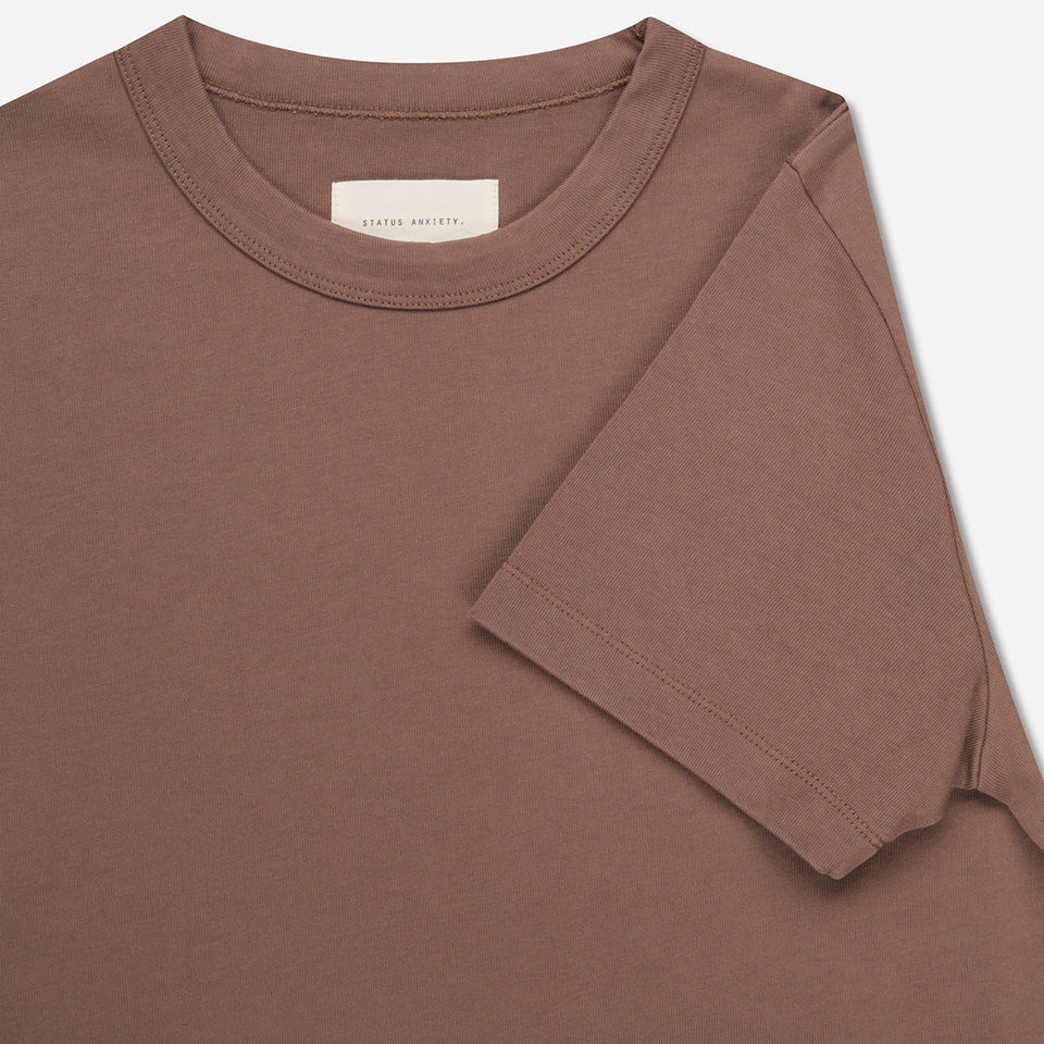 Status Anxiety Feels Right Tee Coffee