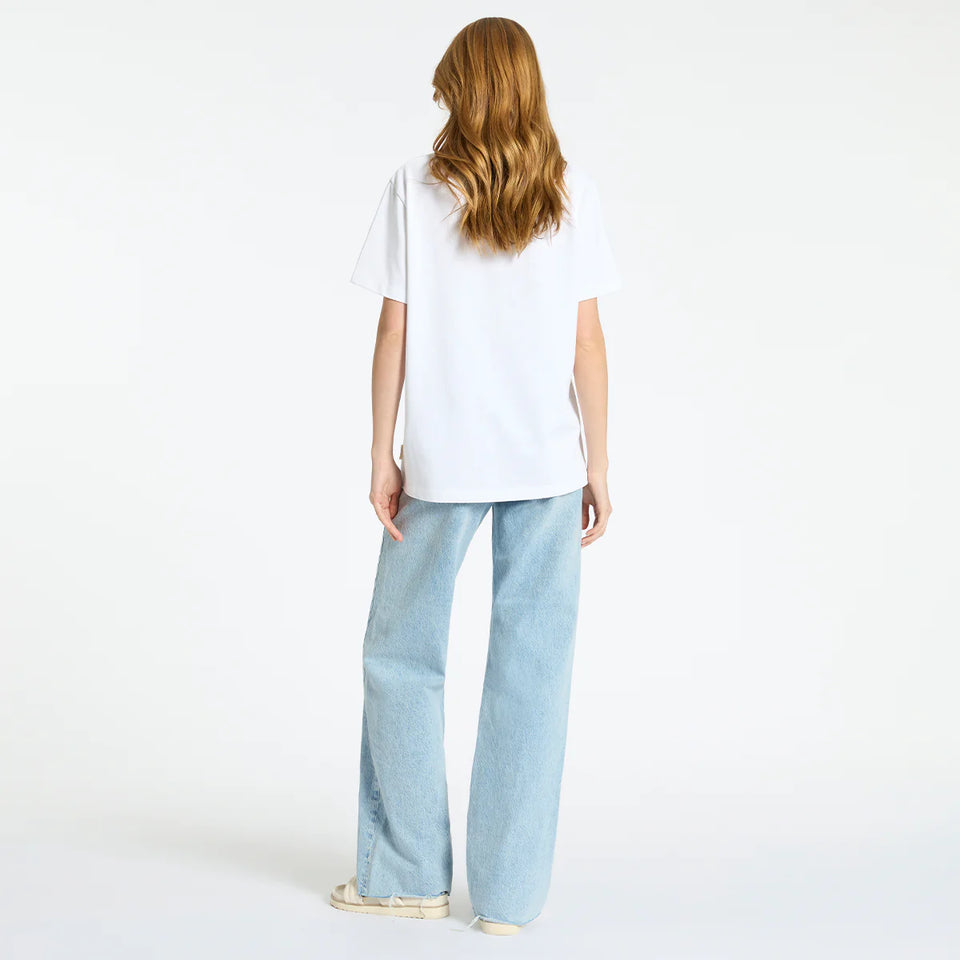 Status Anxiety Feels Right Tee Off White