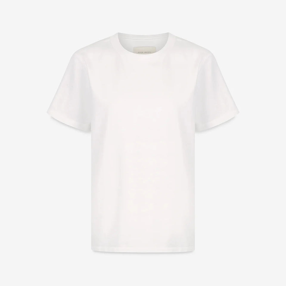 Status Anxiety Feels Right Tee Off White