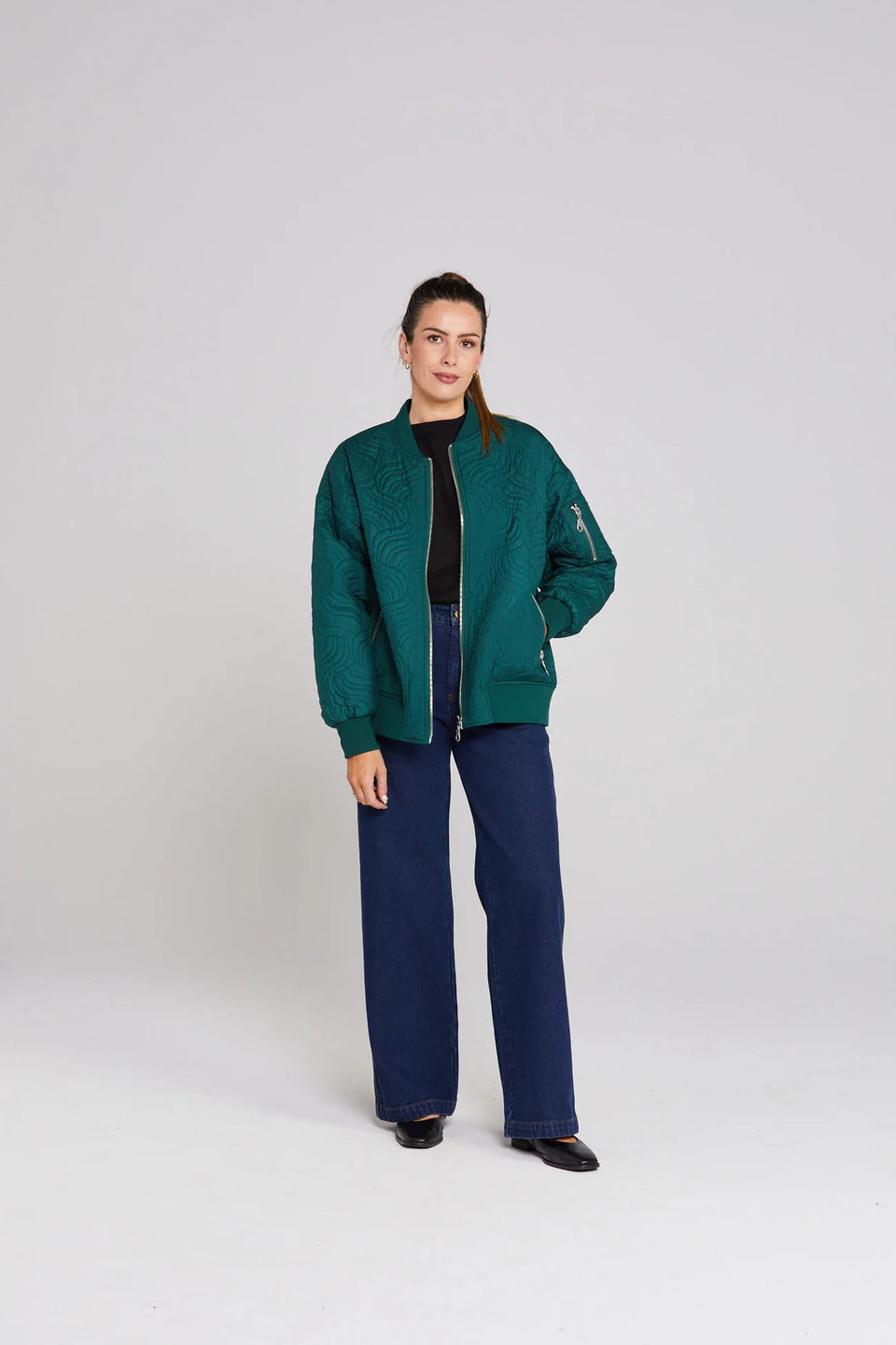 Thing Thing Flight Jacket - Forest