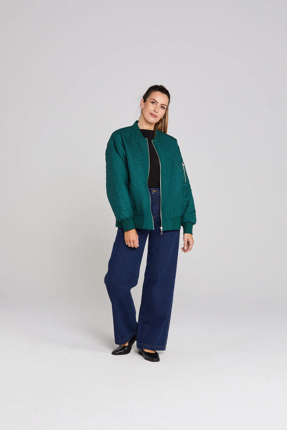 Thing Thing Flight Jacket - Forest