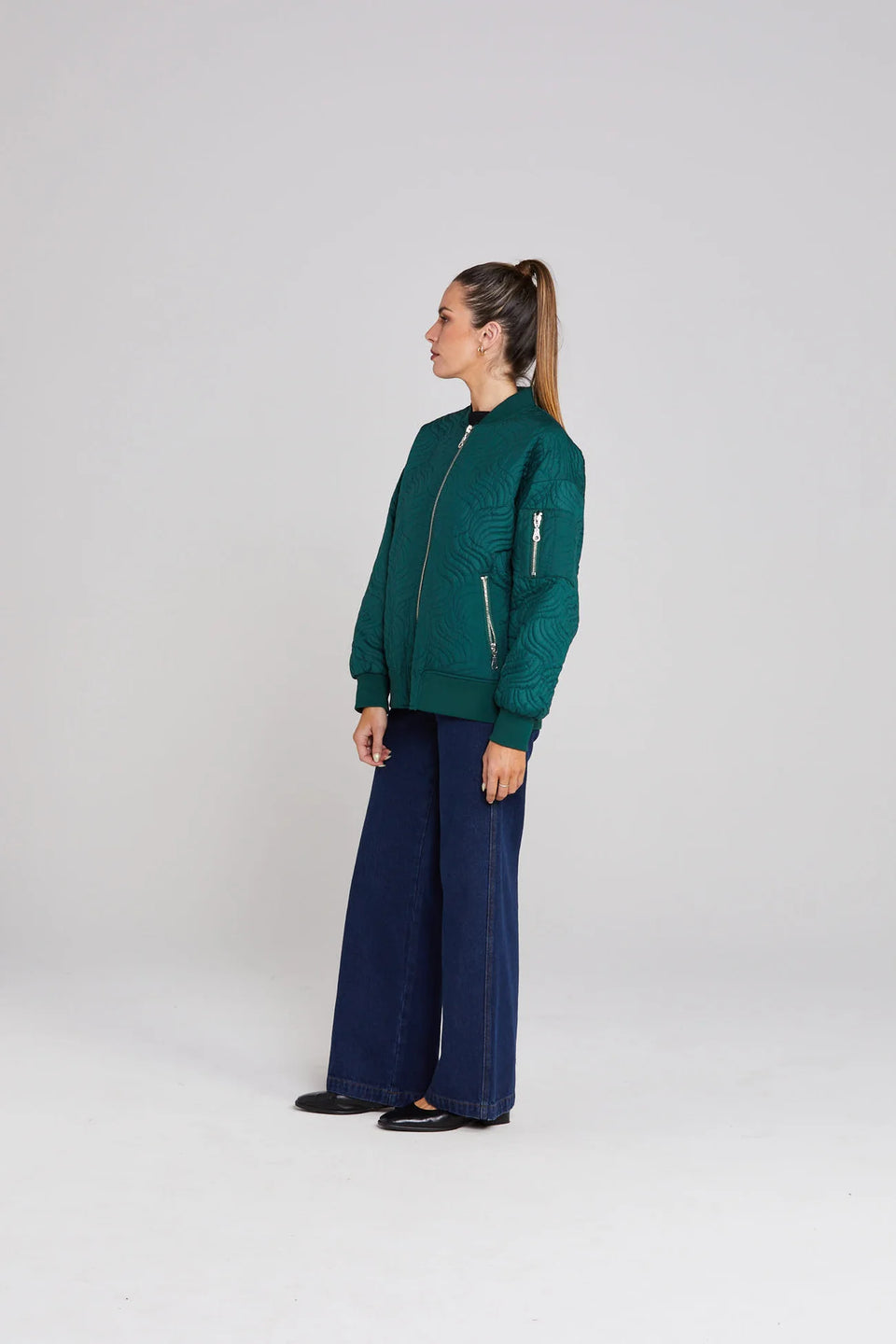 Thing Thing Flight Jacket - Forest