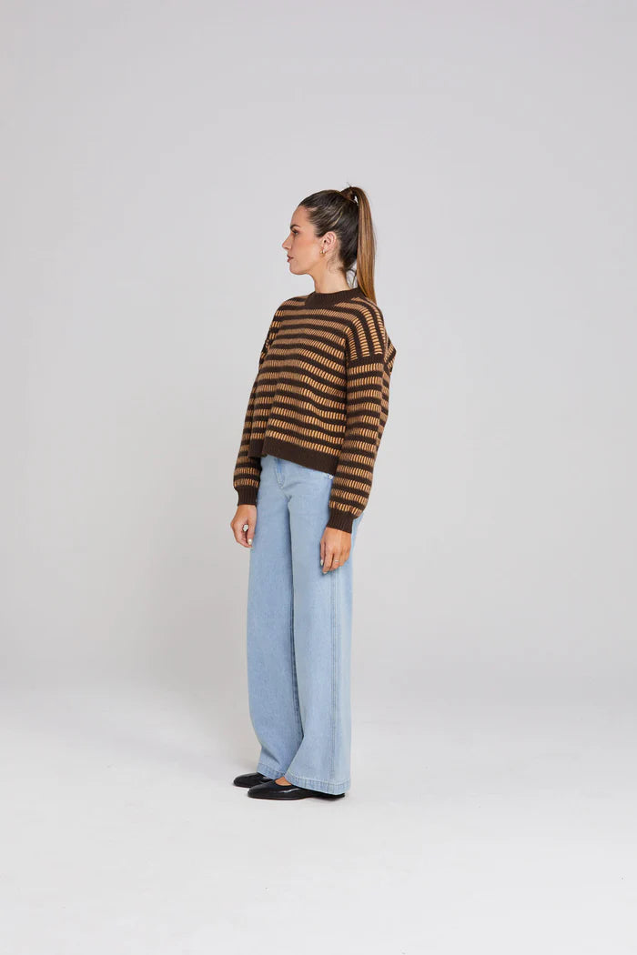 Thing Thing Ignite Jumper - Choc & Mocha