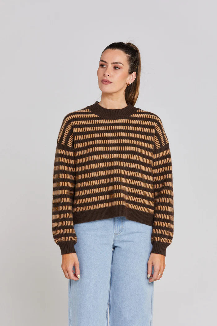 Thing Thing Ignite Jumper - Choc & Mocha