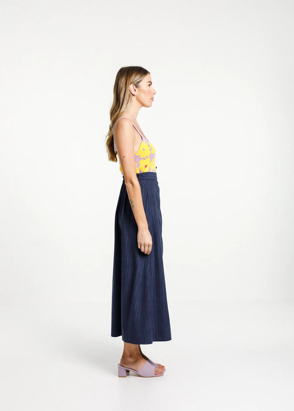 Thing Thing Liberty Skirt Slinky Navy