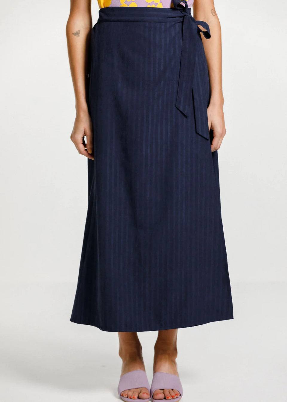 Thing Thing Liberty Skirt Slinky Navy