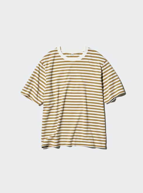 Uniqlo Striped Crew Neck Shirt Uniqlo Oversized Striped Crew Neck