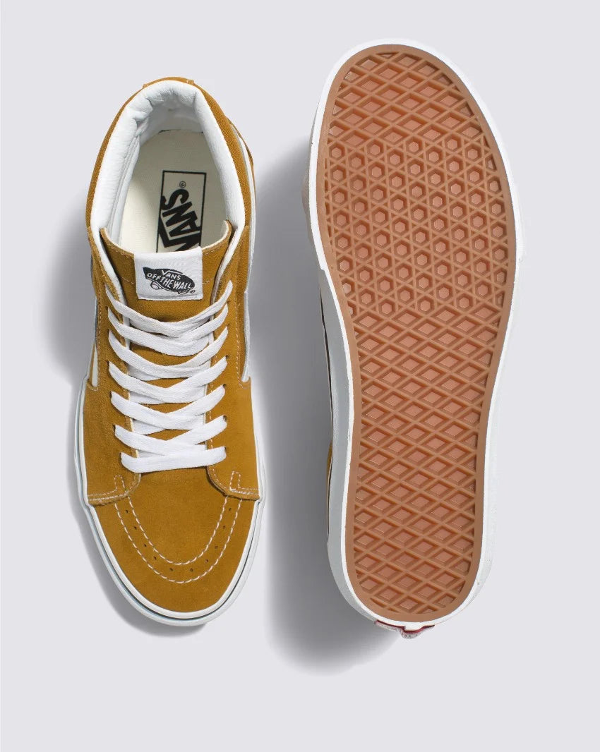 Gold vans sk8 sales hi