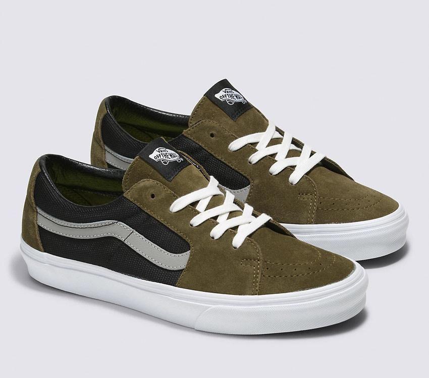 Vans Sk8 Low Vans Off The Wall Shoes Black And Brown Vans Sk8 Low