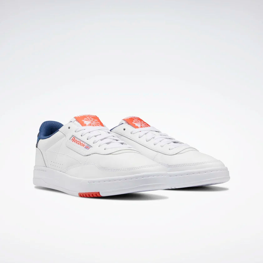 Reebok Court Peak Cloud White Dynamic Red Batik Blue Stencil