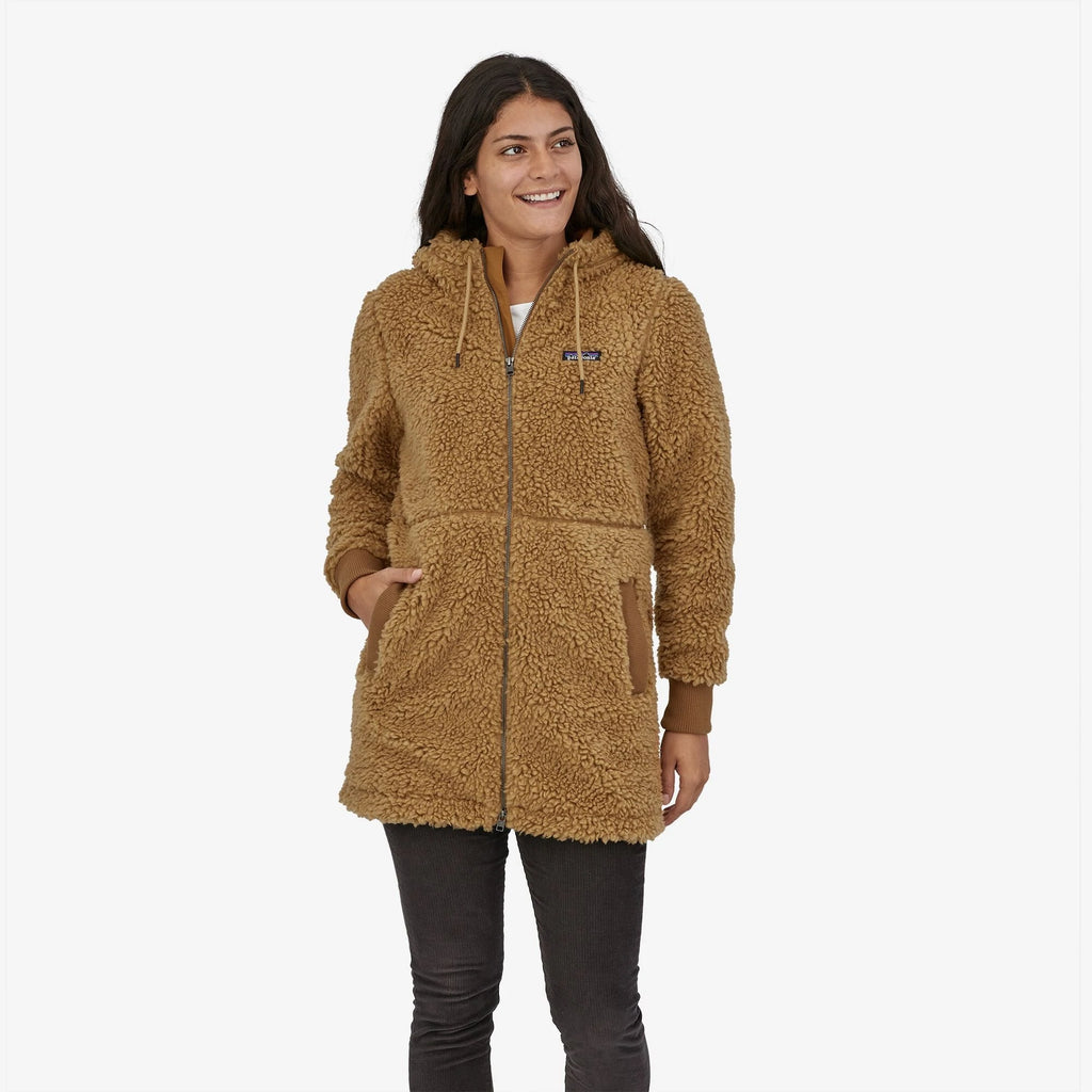 Patagonia women's dusty mesa fleece parka bearfoot tan shop