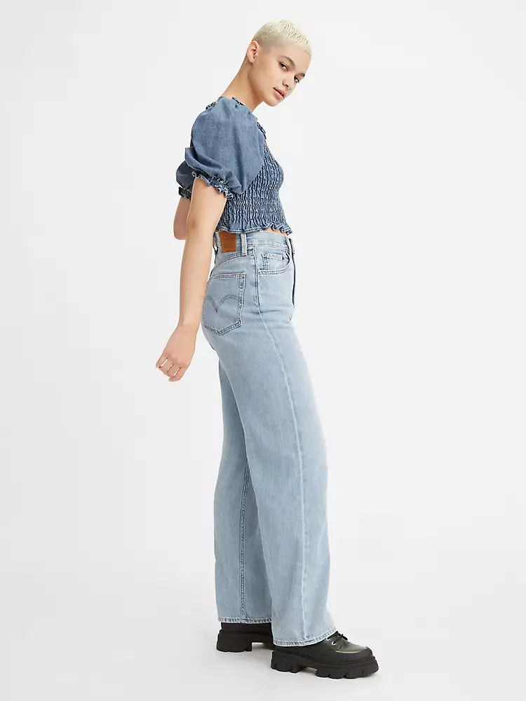 Levis Women s High Loose Jean Lets Stay In Stencil