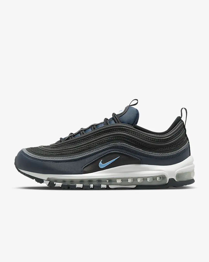 Nike Air Max 97 Black Dark Obsidian Pure Platinum University Blue