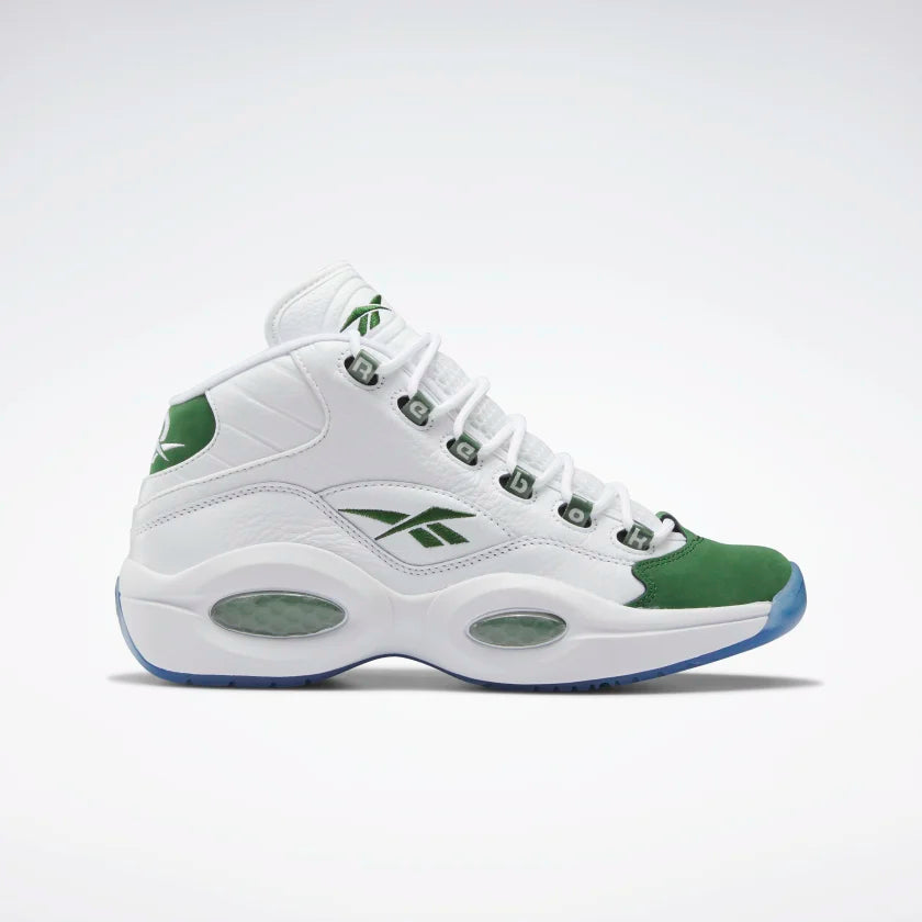 Reebok Question Mid - White / Pine Green