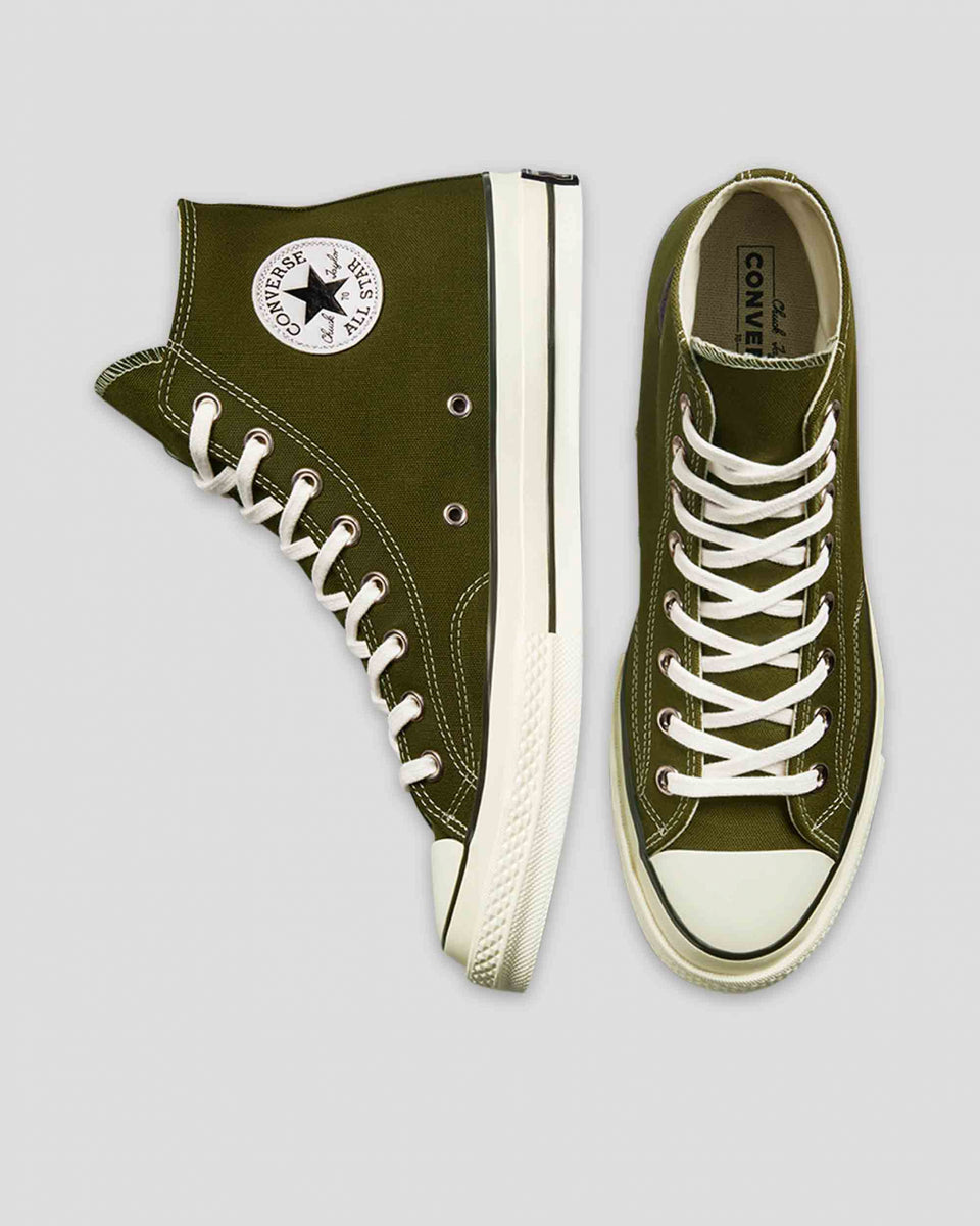 Converse Chuck Taylor All Star 70 High - Dark Moss / Egret / Black
