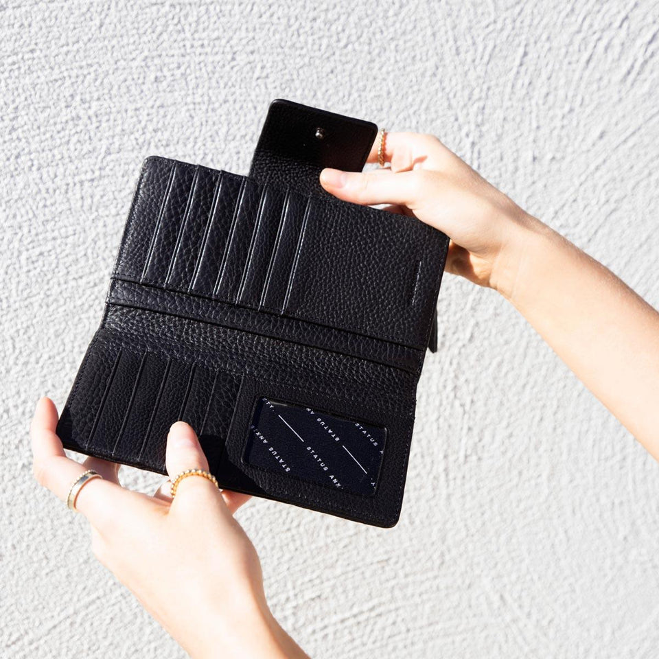 Status Anxiety Ruins Wallet Black