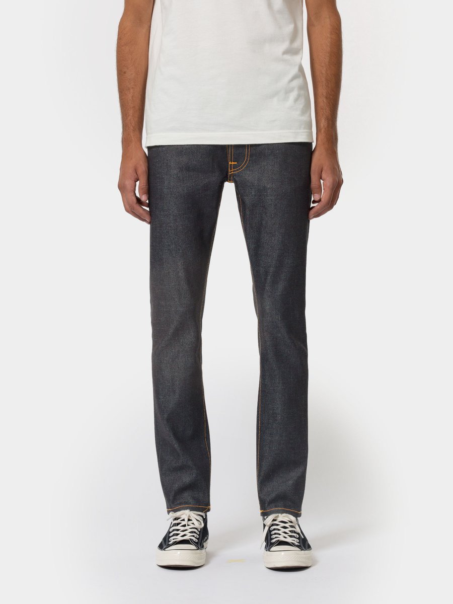 Nudie Lean Dean Dry Japan Selvage - Stencil