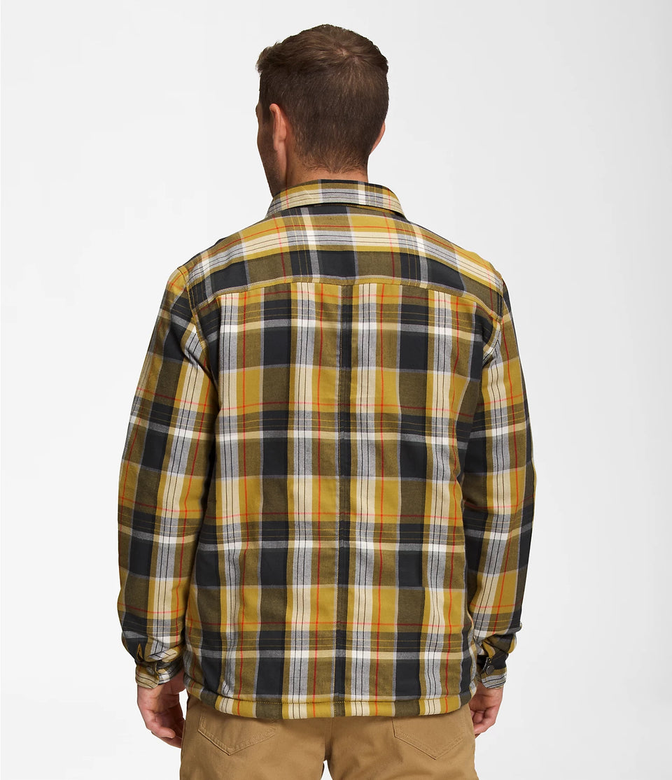 The North Face Campshire Shirt Mineral Gold Large Half Dome Plaid 2