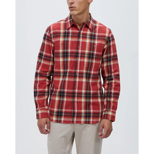 North face cheap red flannel