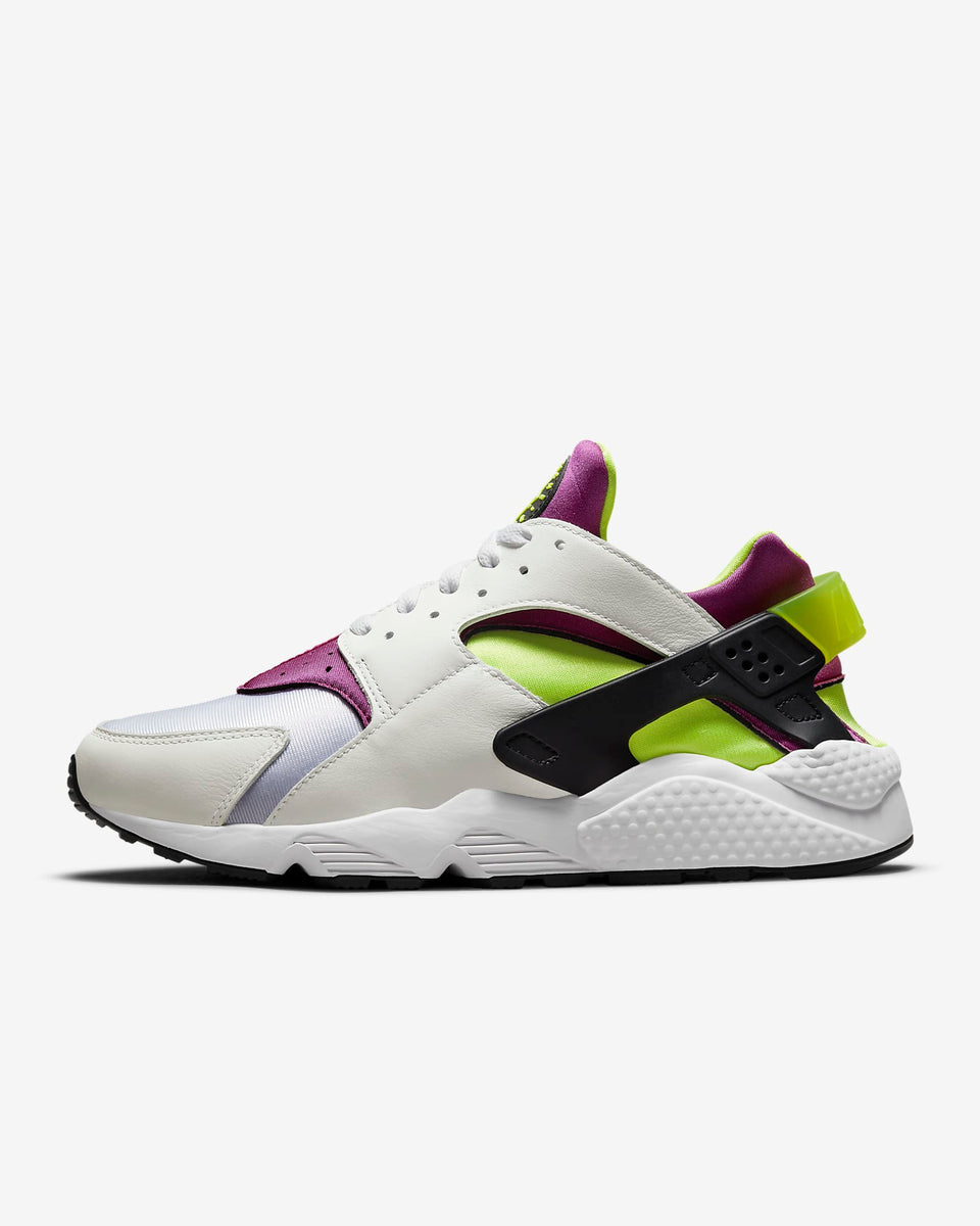 Nike Air Huarache White/Neon Yellow-Magenta