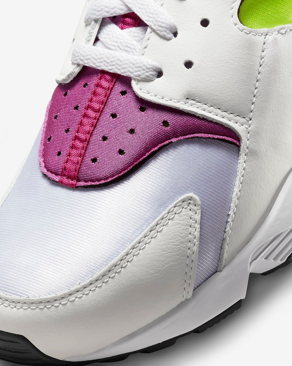 Nike Air Huarache White/Neon Yellow-Magenta