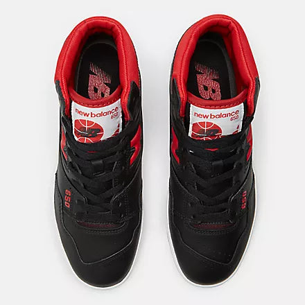 New Balance 650 Black with Red and White