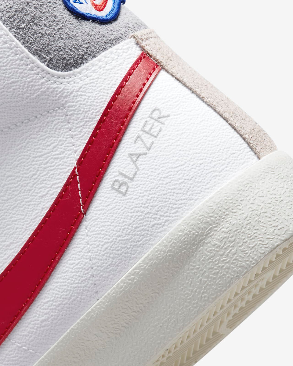 Nike Blazer Mid '77 White/Gym Red-Smoke Grey