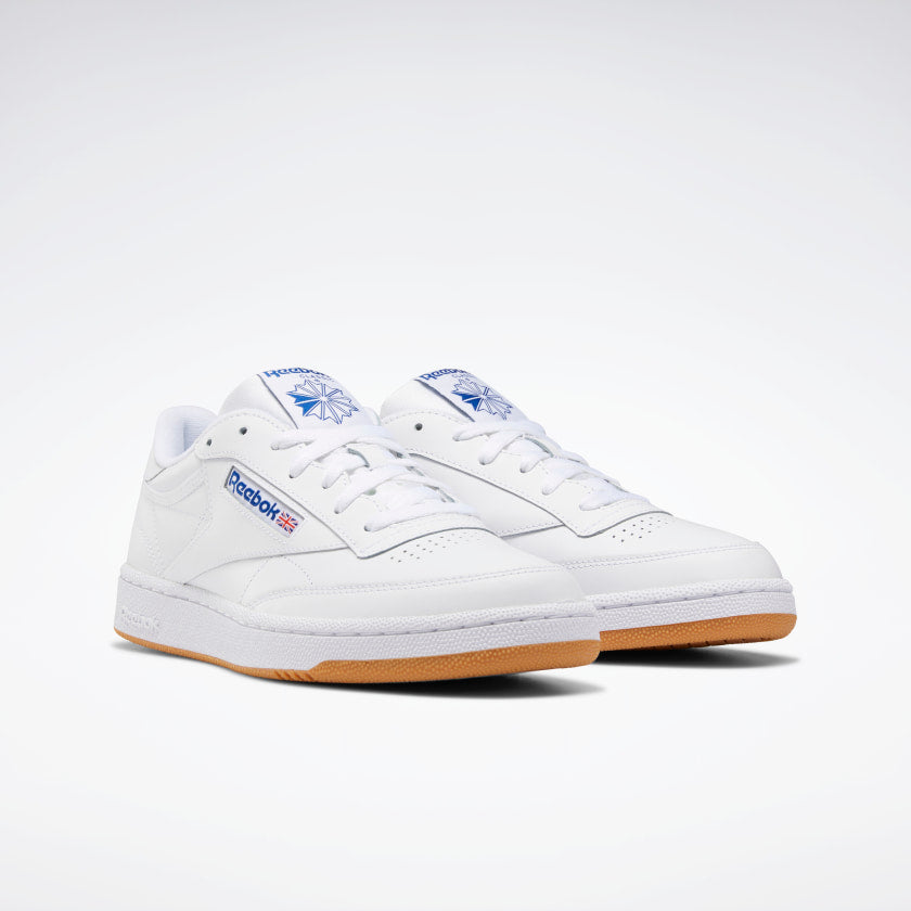 Reebok Club C 85 White/ Royal-Gum - Stencil