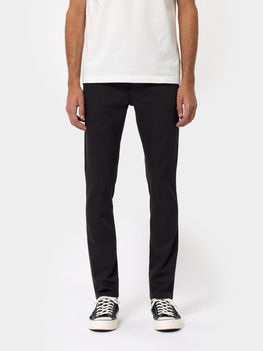 Nudie Lean Dean Dry Cold Black - Stencil