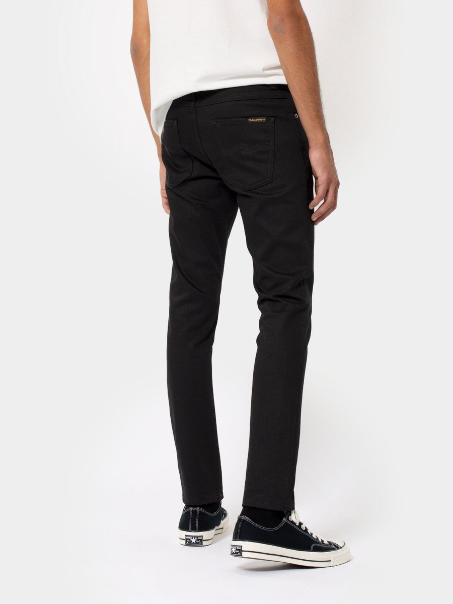Nudie Lean Dean Dry Cold Black - Stencil