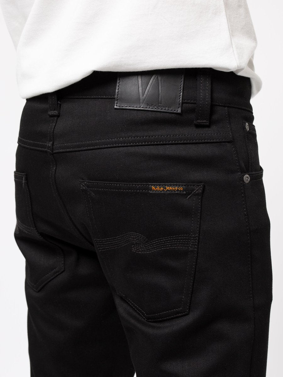 Nudie Lean Dean Dry Cold Black - Stencil