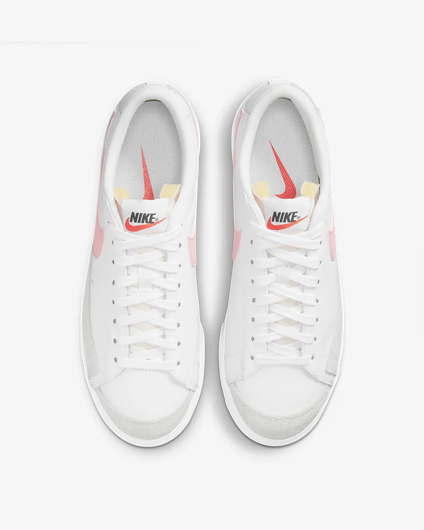 Nike W Blazer Low Platform White Pink Glaze Stencil