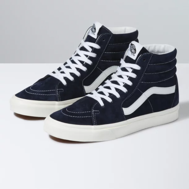 Vans Sk8 Hi (Pig Suede) Parisian Blue