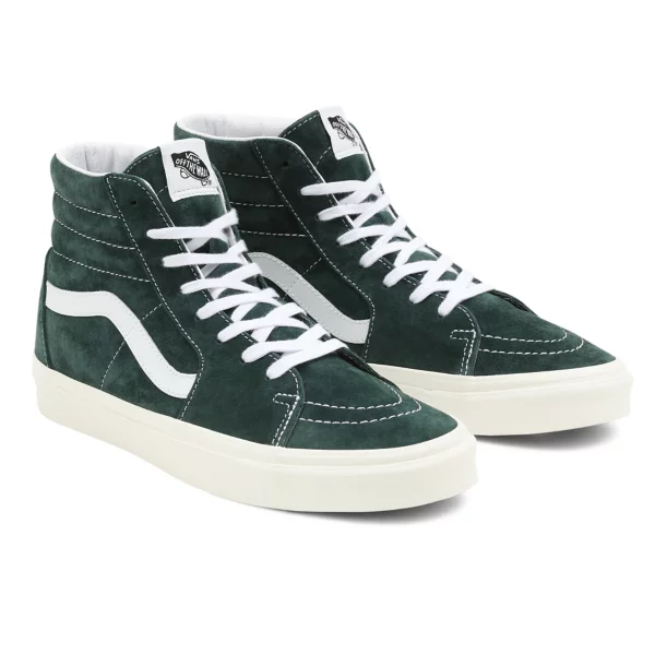Dark green sales high top vans