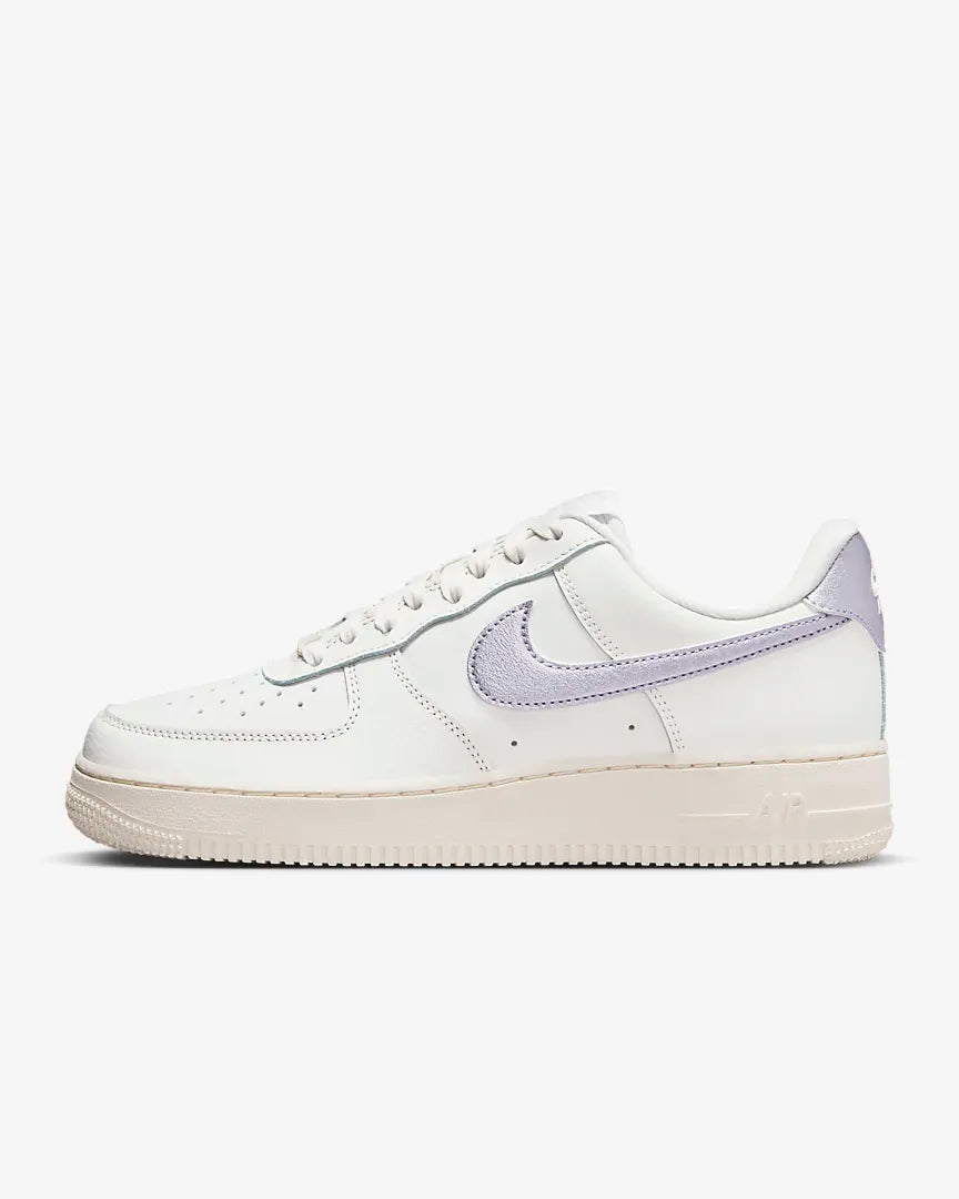 Nike W Air Force 1 07 Sail Oxygen Purple Stencil