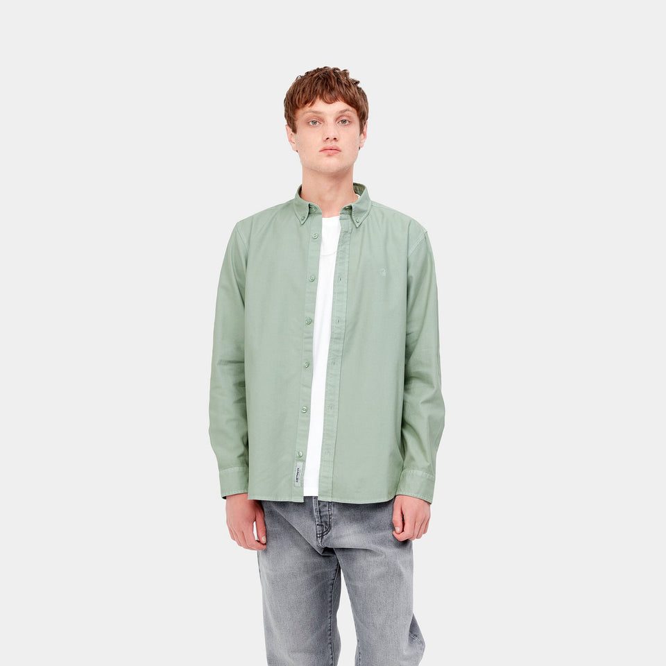 Carhartt L/S Bolton Shirt - Misty Sage