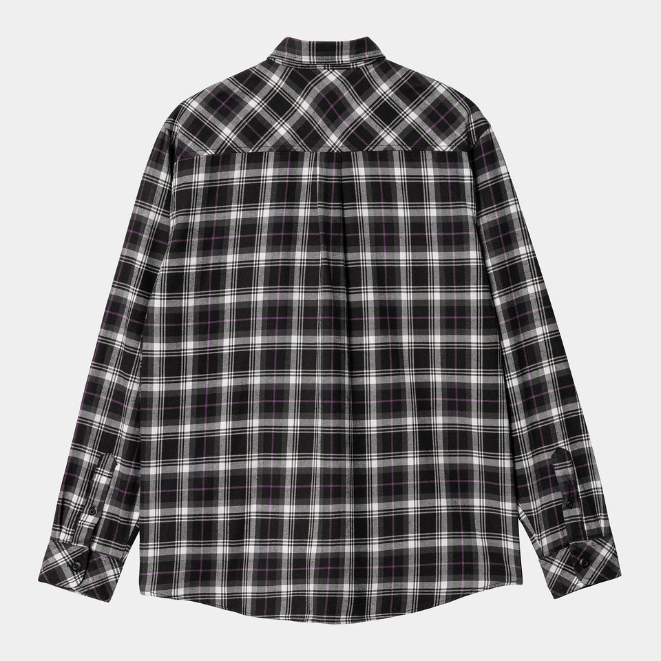 Carhartt Lermond Shirt Check - Wax / Black