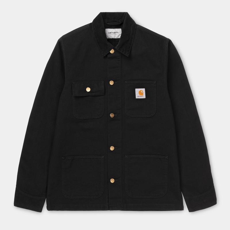 Carhartt Michigan Coat Black - Stencil