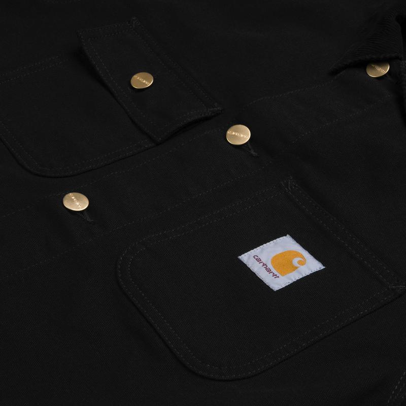Carhartt Michigan Coat Black - Stencil