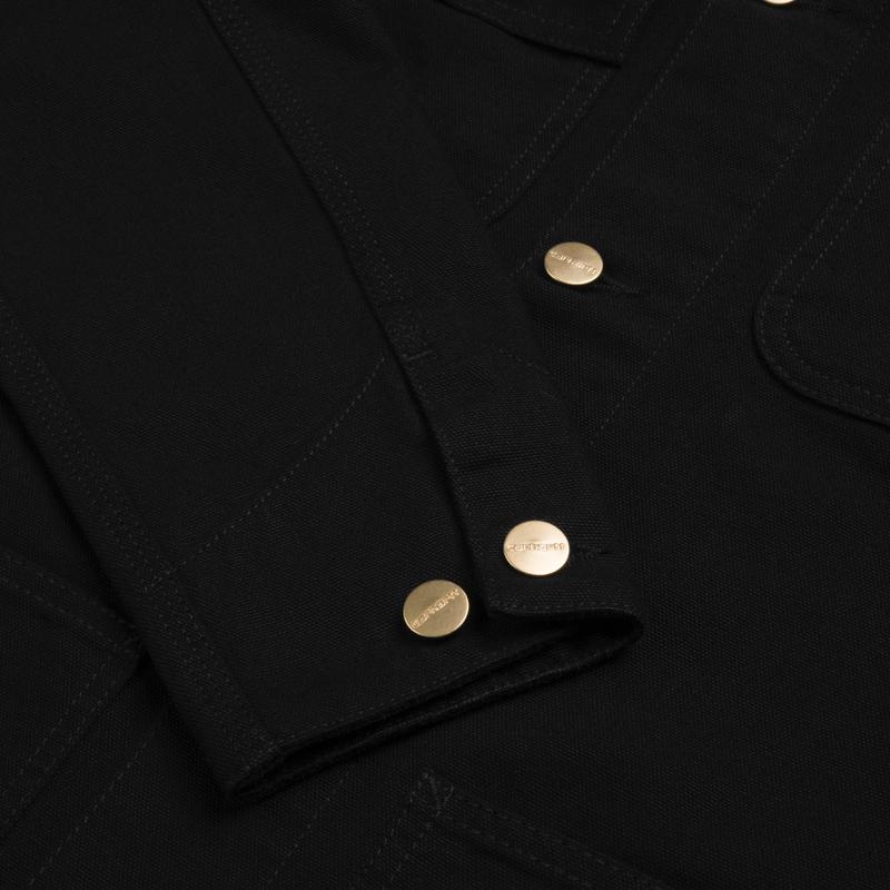 Carhartt Michigan Coat Black - Stencil