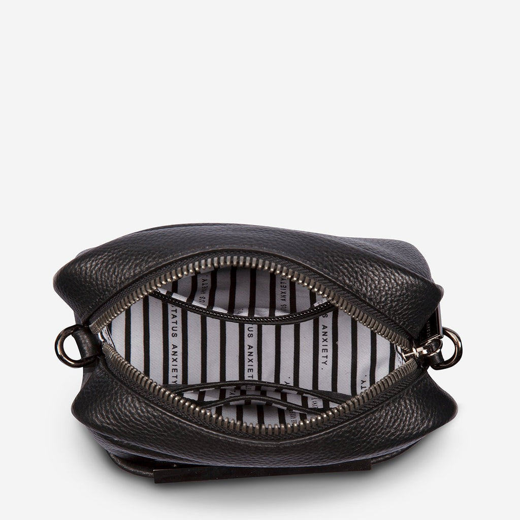 Status Anxiety Cult Bag Black Stencil