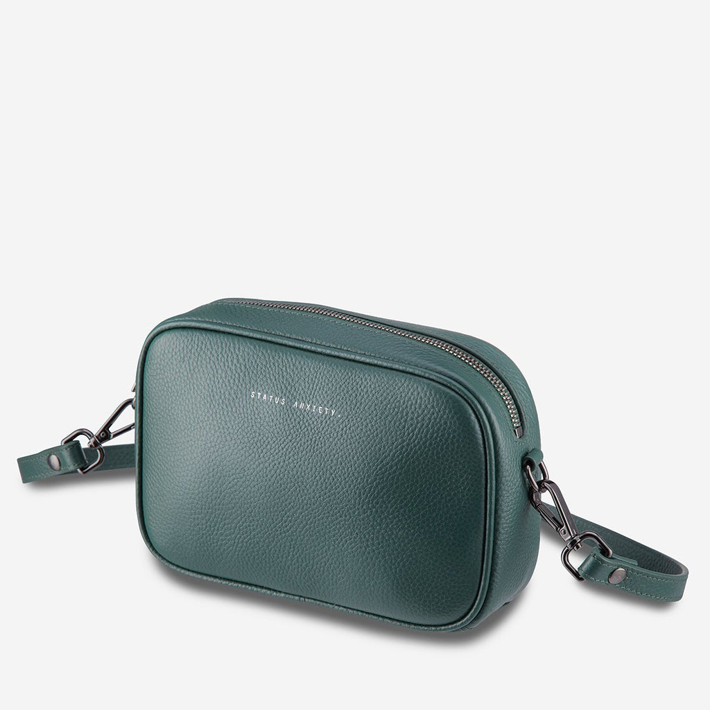 Status Anxiety Plunder Bag Green Stencil