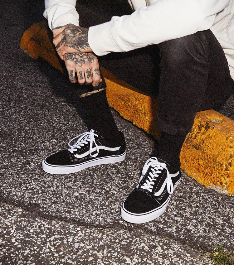 Vans Old Skool Black/White - Stencil