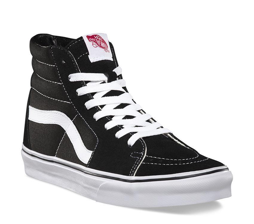 Vans Sk8 Hi Black/Black/White - Stencil