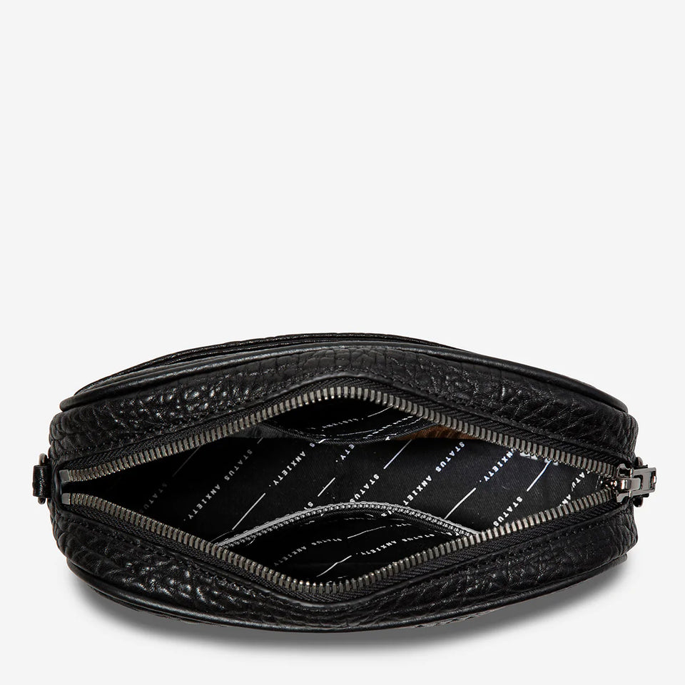 Status Anxiety Plunder With Webbed Strap - Black Bubble