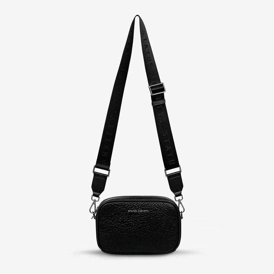 Status Anxiety Plunder With Webbed Strap - Black Bubble